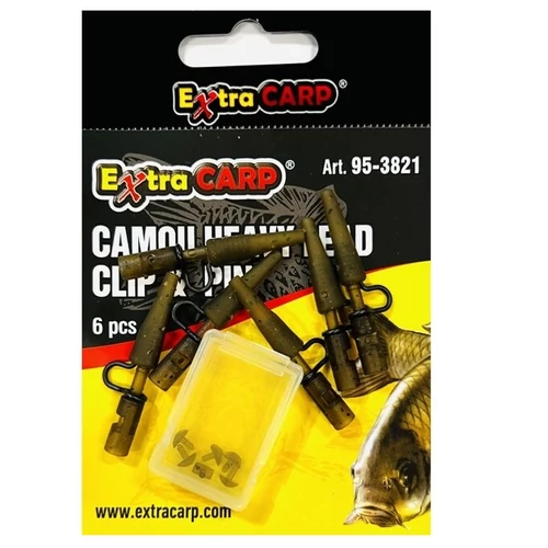EXTRA CARP CAMOU HEAVY LEAD CLIP &amp; PIN ÓLOMKLIPSZ