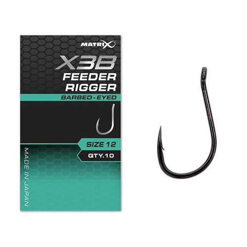MATRIX X3B FEEDER RIGGER EYED BARBED