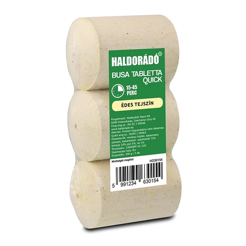 HALDORÁDÓ BUSA TABLETTA QUCK - ÉDES TEJSZÍN