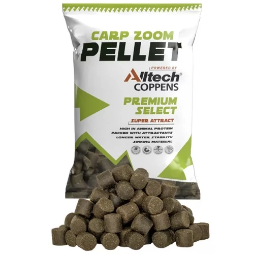 CARP ZOOM PREMIUM SELECT COPPENS PELLET 15 MM NATÚR 800 G