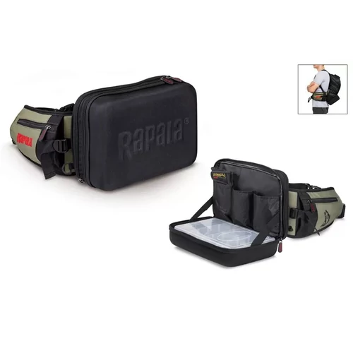 RAPALA LIMITED SERIES HYBRID HIP PACK PERGETŐ TÁSKA DOBOZZAL