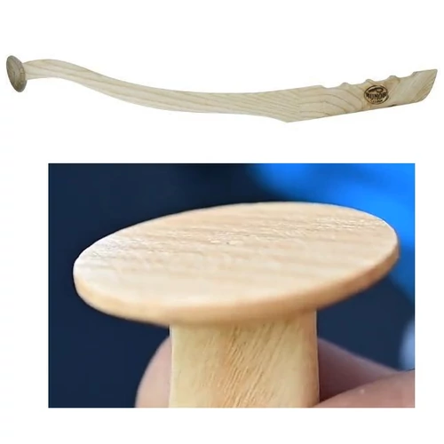 HUNOR CLONK KUTTYOGATÓ FA LAPOS FEJJEL 33MM