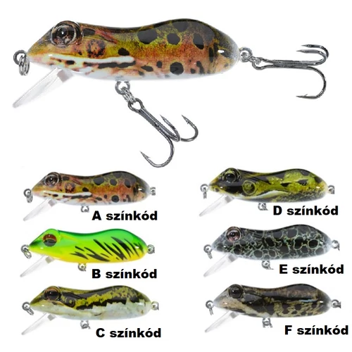 JAXON ATRACT FROG BÉKA WOBBLER