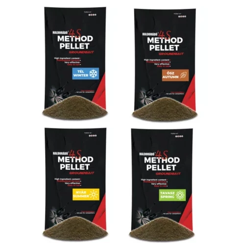 HALDORÁDÓ 4S METHOD PELLET GROUNDBAIT ETETŐANYAGOK