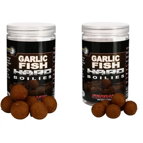 STARBAITS GARLIC FISH HARD BOILIES 24MM 200GR