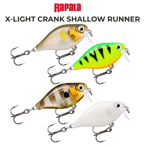 RAPALA X-LIGHT CRANK SHALLOW RUNNER 3,5CM 4,0G