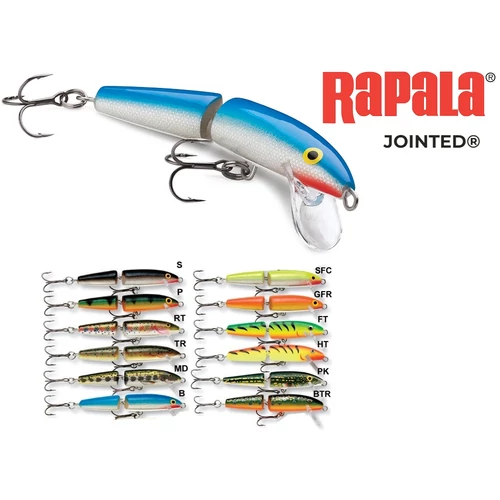 RAPALA JOINTED FLOATING WOBBLEREK J11 11CM 9G