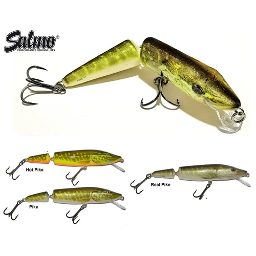SALMO PIKE 11CM  JF CSUKA MINTÁJÚ WOBBLEREK