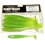 KEITECH EASY SHINER GUMIHAL 4" 10CM - CLEAR CHARTREUSE GLOW