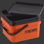 Kép 2/2 - ROK FISHING 10L SQUARE BUCKET SET ORANGE VÖDÖR SZETT