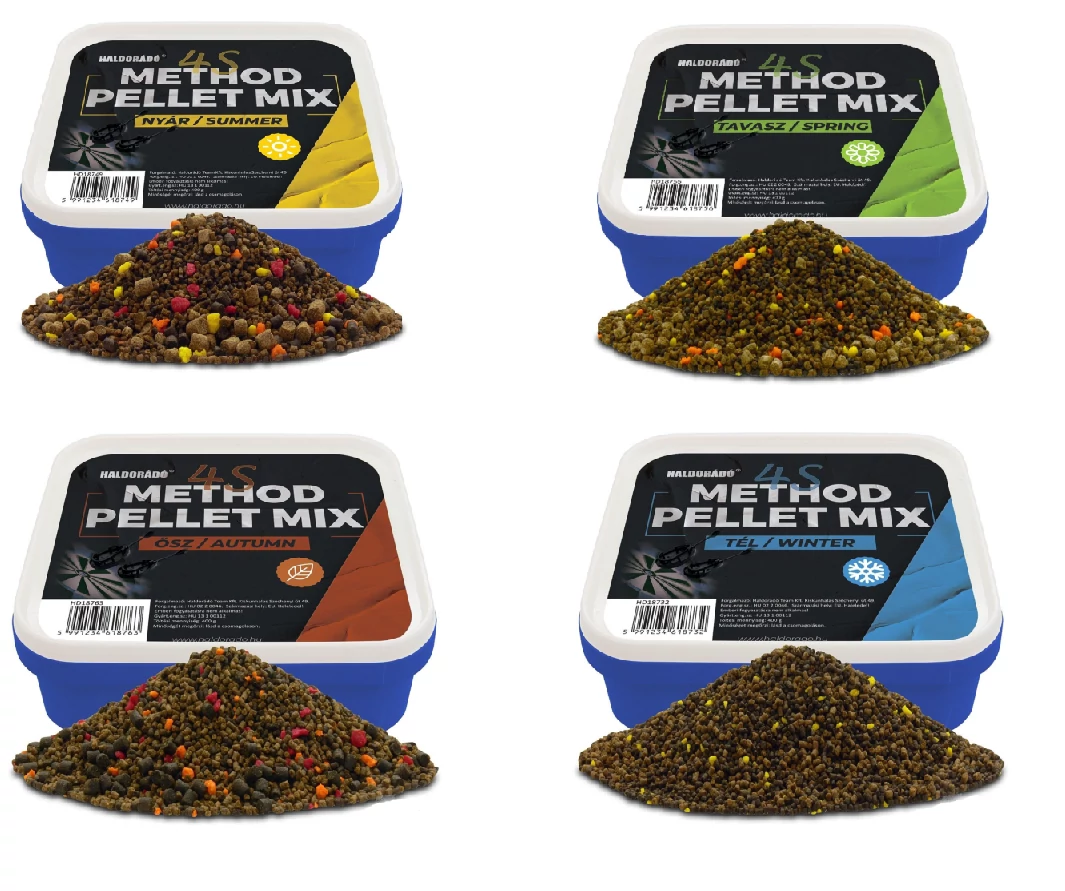 HALDORÁDÓ 4S METHOD PELLET MIXEK 4 FÉLE