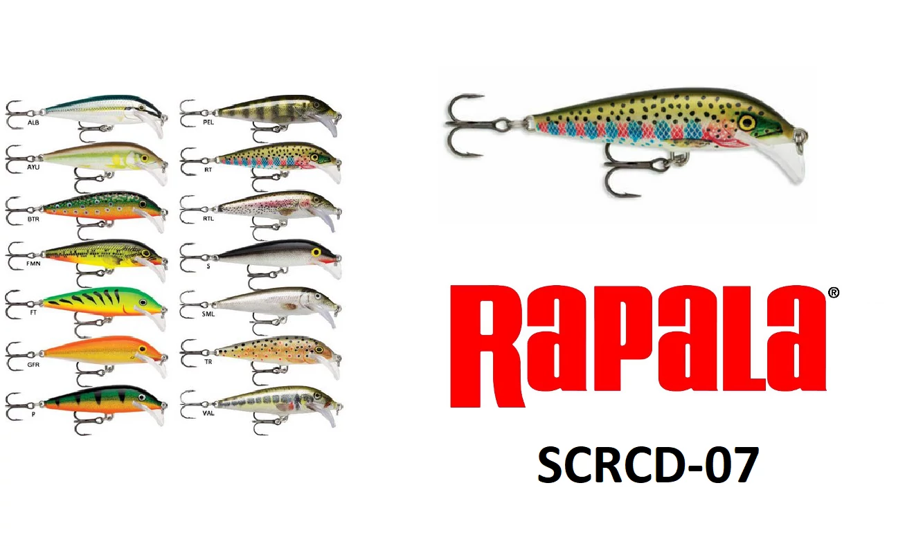 RAPALA SCRCD07 SCATTER RAP COUNTDOWN WOBBLEREK