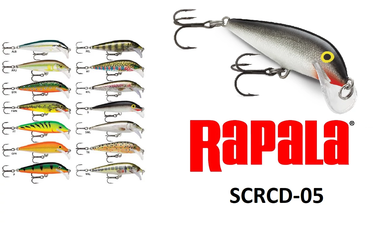 RAPALA SCRCD05 SCATTER RAP COUNTDOWN WOBBLEREK