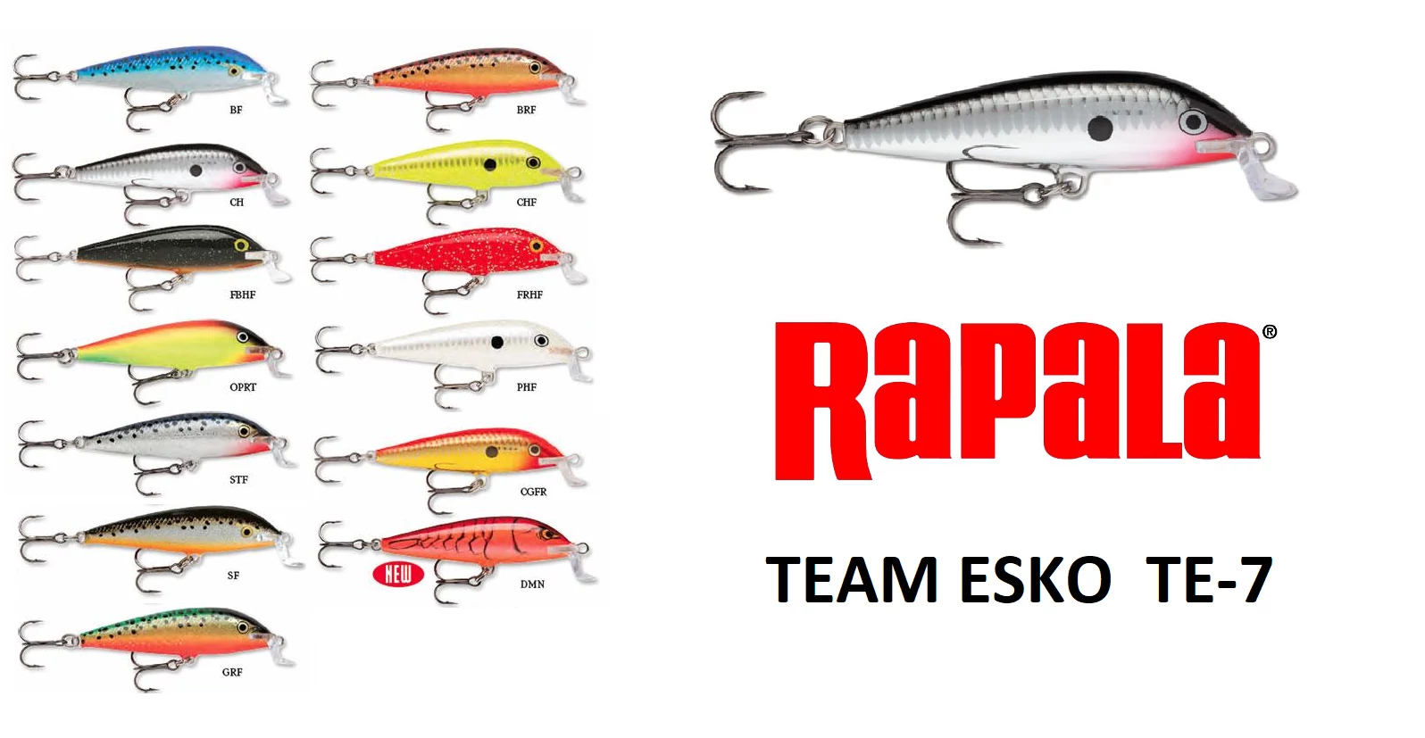RAPALA TEAM ESKO TE07 WOBBLEREK 7CM