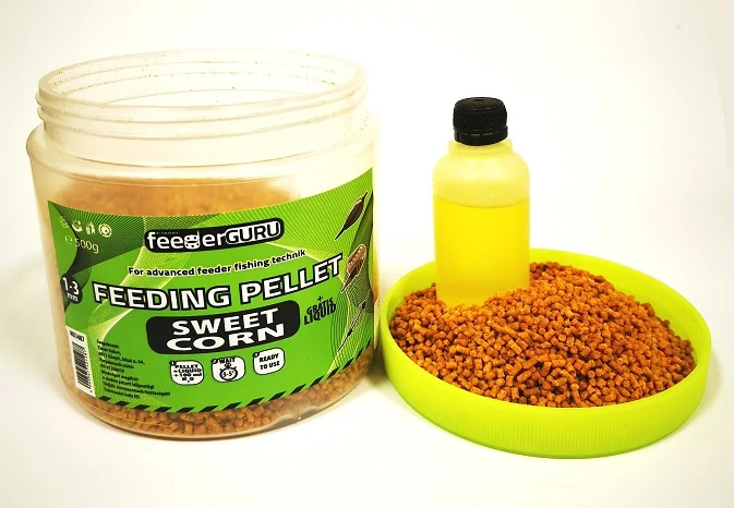 TIMÁR FEEDER GURU FEEDING MIKROPELLETEK AROMÁVAL 500G+50ML