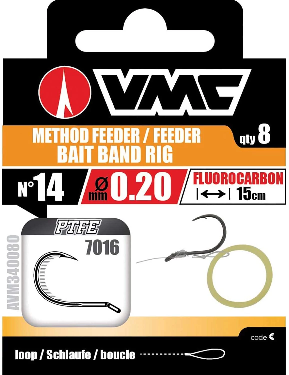 VMC FEEDER BAIT BAND 7016NT CSALIGYŰRŰS ELŐKÉK