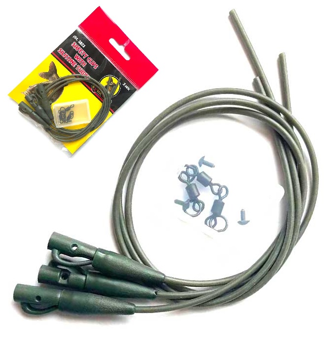EXTRA CARP BIZTONSÁGI OLÓMKLIPSZ SZILIKON CSŐVEL