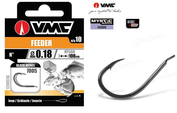 VMC FEEDER 7005 ELŐKÖTÖTT HOROG 100CM 0,20mm 12-ES