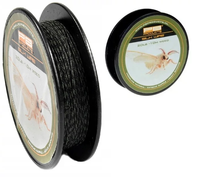 PB PRODUCTS SILK WIRE ELŐKE ZSINÓR 10M 20LB WEED