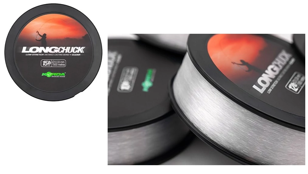 KORDA LONG CHUCK CLEAR MONOFIL ZSINÓR 1000M
