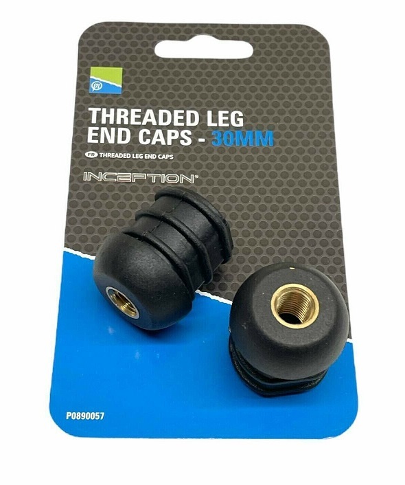 PRESTON THREADED LEG END CAPS LÁDALÁB KUPAK 30MM