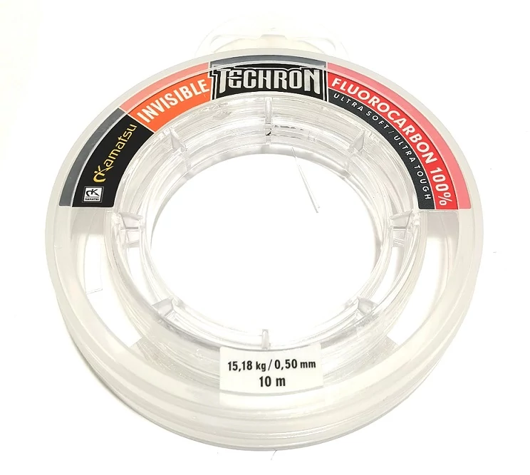 KAMATSU INVISIBLE TECHRON 100% FLUOROCARBON ELŐKEZSINÓR 10M