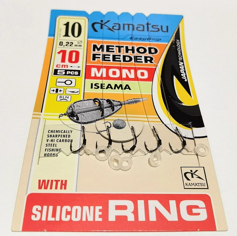 KAMATSU METHOD FEEDER MONO ISEAMA ELŐKE SZILIKON KARIKÁVAL