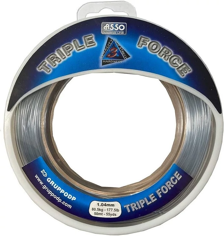 ASSO TRIPLE FORCE MONOFIL ELŐKEZSINÓROK 50M