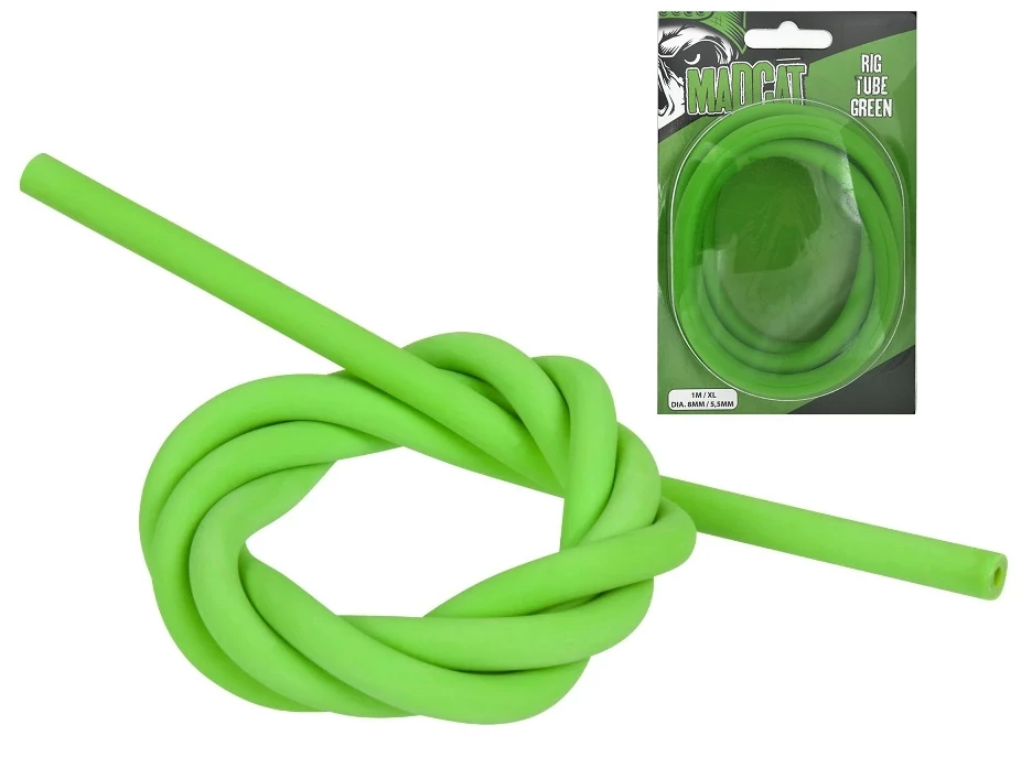 MADCAT RIG TUBE GREEN 1M XL DIA. 8MM / 5.5MM