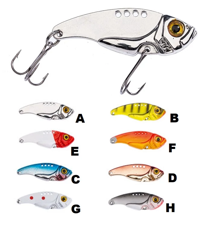 JAXON HOLO-REFLEX VIBRO SPOON BLADE 4CM 7G