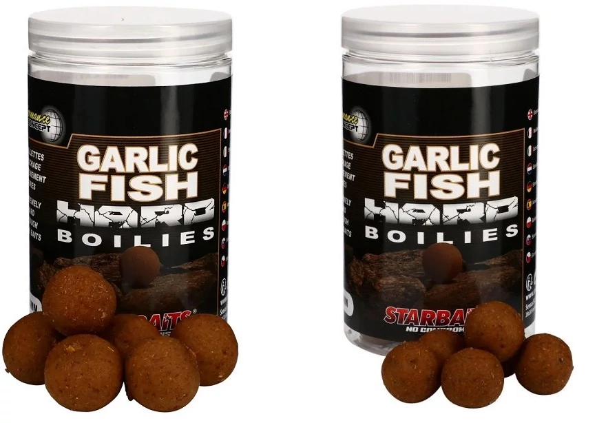 STARBAITS GARLIC FISH KEMÉNYÍTETT CSALIZÓ BOJLIK
