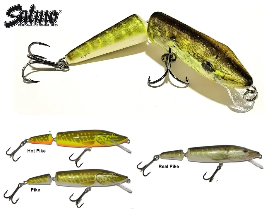 SALMO PIKE 11 JF CSUKA MINTÁJÚ WOBBLEREK 11CM 13G